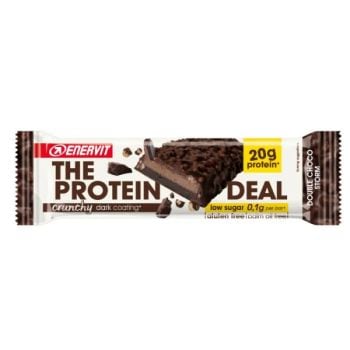 Enervit The Protein Deal Barretta Proteica Gusto Double Choco Storm 55 Gr