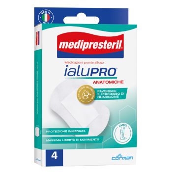 Medipresteril - Ialupro Medicazioni Anatomiche Gambe Confezione 4 Pezzi