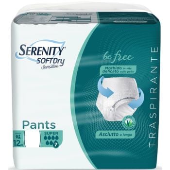 Serenity Pants Sd Sensitive Be Free Super L 12 Pezzi