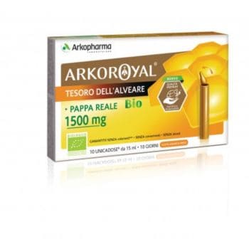 Arkoroyal Pappa Reale Integratore Senza Zucchero 1500 Mg 10 Fiale