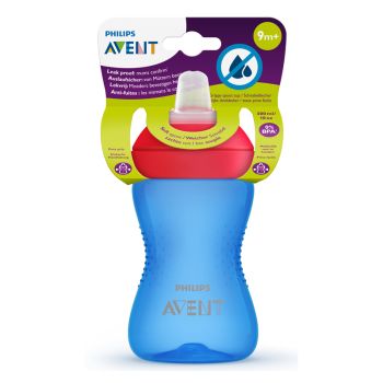 Philips Spa Avent Tazza My Grippy Verde Con Beccuccio Morbido 300Ml