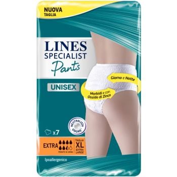 Pannolone Mutandina Lines Specialist Unisex Extra Xl 7 Pezzi