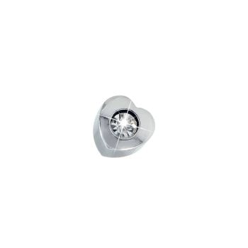 Mj Post 326 Cuore Con Zircone Bianco