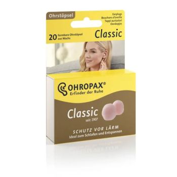 OHROPAX TAPPI AURICOLARI CLASSIC CERA OVATTA 20 PEZZI