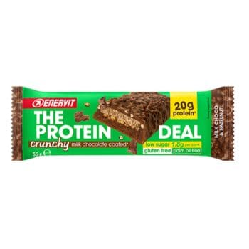 Enervit The Protein Deal Barretta Proteica Gusto Cioccolato Al Latte E Nocciole 55 Gr