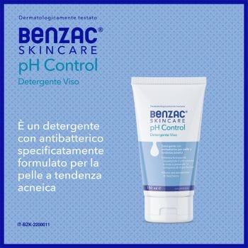 Benzac Skincare Ph Control, Detergente Viso 150 Ml