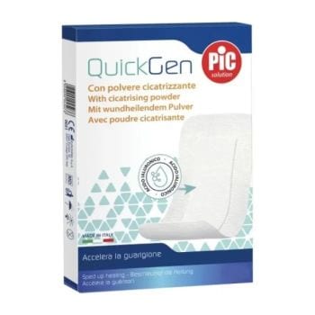 Pic Quickgen Cerotto Cicatrizzante 10 X 12 Cm 5 Pezzi