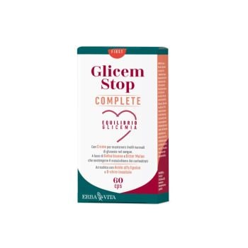 Erba Vita Glicem Stop Integratore Equilibrio Glicemia 60 Capsule