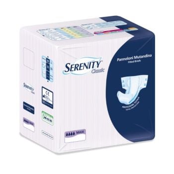 Pannolone Mutandina Serenity Classic Maxi Taglia Extralarge15 Pezzi