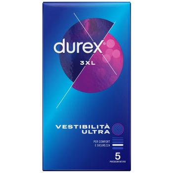 Preservativo Durex 3Xl Vestibilita' Ultra 5 Pezzi