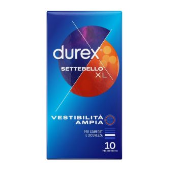 Profilattico Durex Settebello Extralarge 10 Pezzi