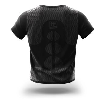 T-Shirt Fit Therapy Nero Taglia L-Xl