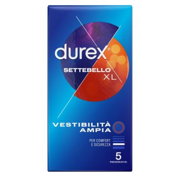 Profilattico Durex Settebello Xl 5 Pezzi