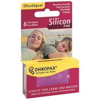 OHROPAX SILICON PINK TAPPI PREAURICOLARI 6 PEZZI