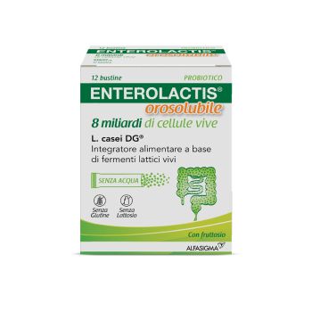 enterolactis orosolubile 12 bustine 986496659l
