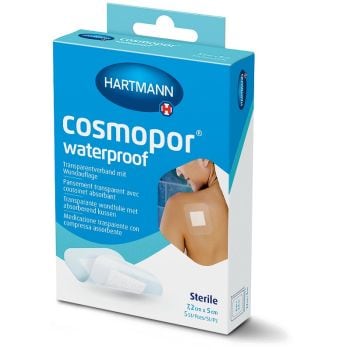 Cosmopor Waterproof Medicazione Adesiva Trasparente 7,2X5Cm5 Pezzi