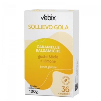 Vebix Sollievo Gola+ Caramelle Miele E Limone 100 G