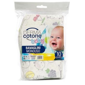 Dermacotone Baby Bavaglini Monouso 10 Pezzi