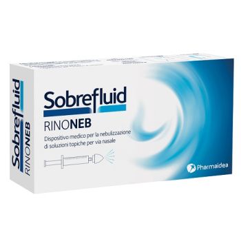 Sobrefluid Rinoneb Dispositivo Nebulizzatore + Siringa Luerlock Da 50 Ml + Agocannula Per Prelievo Soluzione