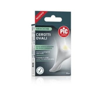 Cerotto Pic Vesciche Ovali 44X69 Mm 6 Pezzi