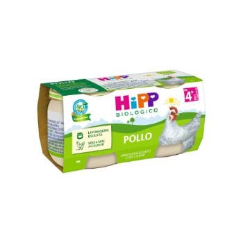 Hipp Bio Omogeneizzato Pollo 2 Pezzi Da 80 G