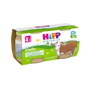 Hipp Bio Omogeneizzato Vitello 2 Pezzi Da 80 G