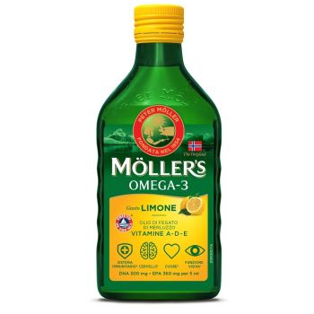 MÖLLER'S OMEGA 3 OLIO DI FEGATO DI MERLUZZO LIMONE 250 ML