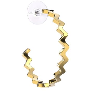 BJT351 ORECCHINO IN ACCIAIO PLACCATO ORO PANAY GP