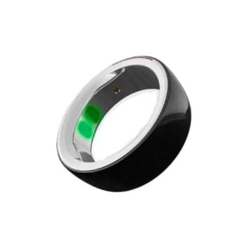 Niah Moon Smart Ring Diametro 16,5 Mm Funzione Touch E Health Care Nero