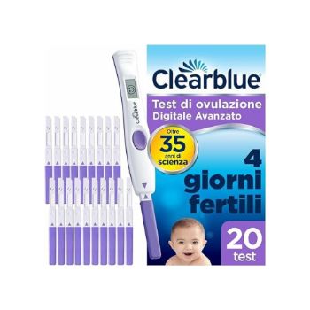 Test Di Ovulazione Clearblue Avanzato 20 Pezzi