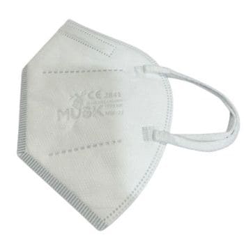 Musk Mascherina Ffp3 White 10 Pezzi
