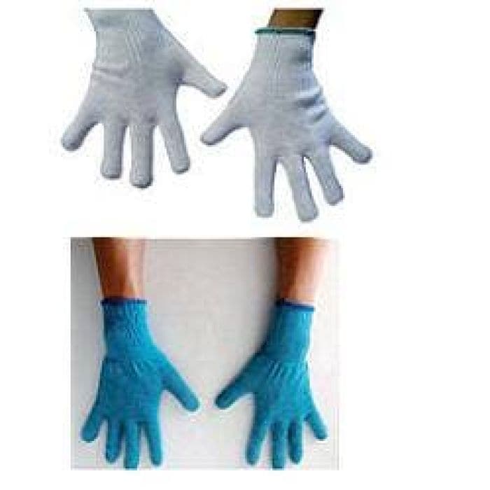 12 Paia Di Guanti Da Lavoro In Cotone Con Gommini PVC | Leggeri, Sensitivi, Senza Lattice, Taglia 8