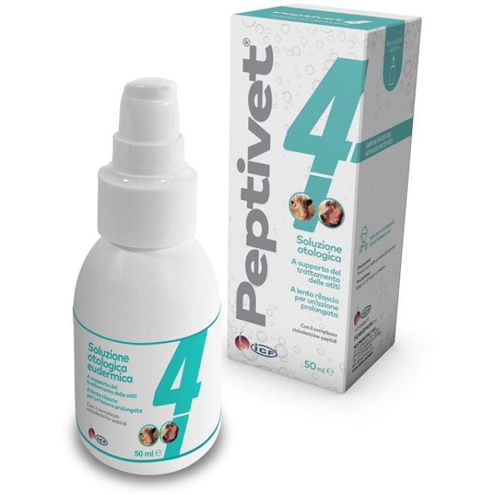 Peptivet Oto Gel 4 50ml | Soluzione Otologica Cani Gatti