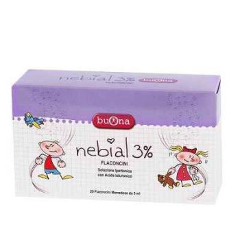 Buona Nebial Soluzione Ipertonica Spray Acido Ialuronico 3% 100 ml :  : Bebé