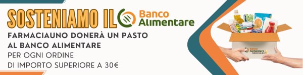 Farmacia Uno - Sosteniamo il Banco Alimentare - Farmacia Uno donerà un pasto al Banco Alimentare per ogni ordine di importo superiore a 30€